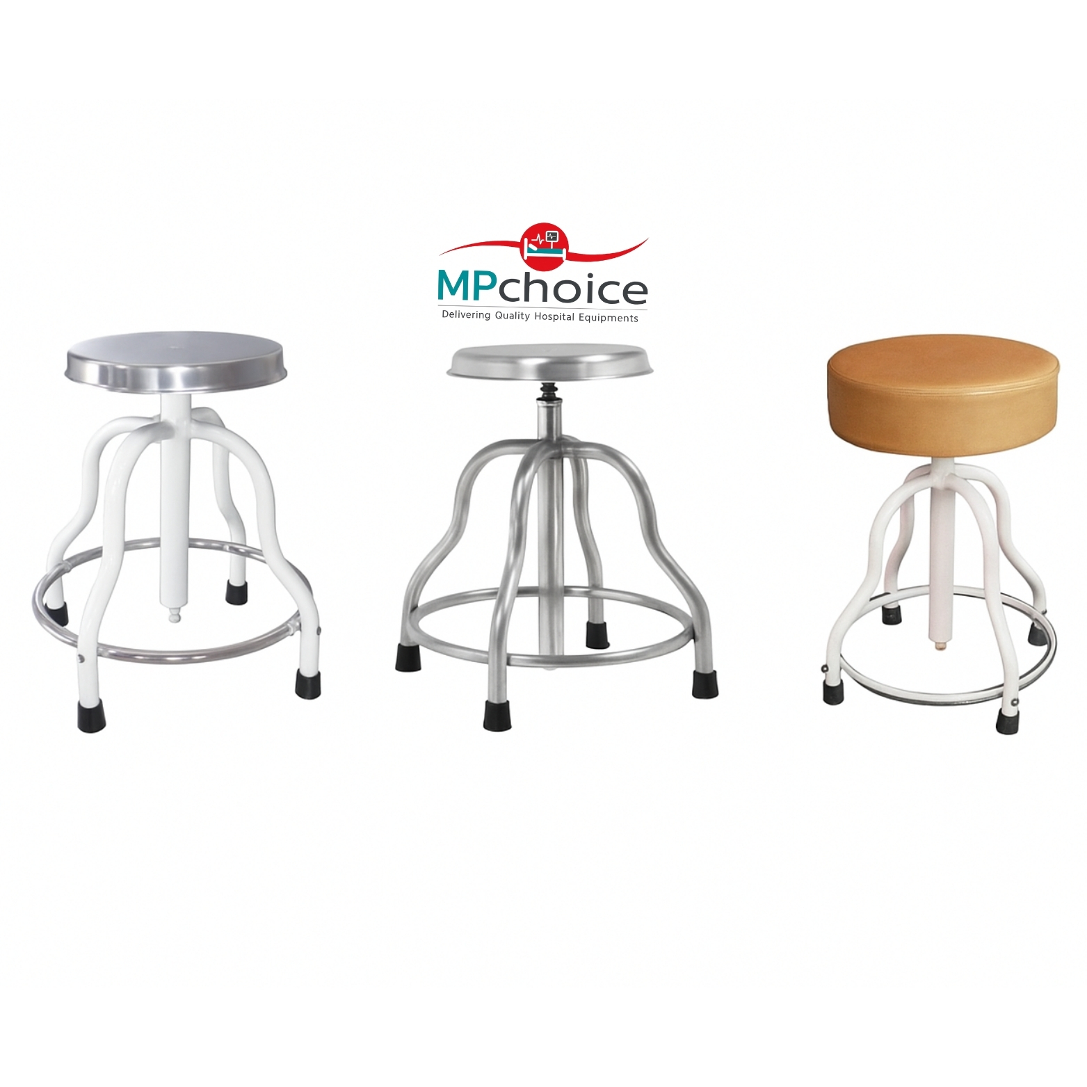 Patient Revolving Stool S.S. Top Manufacturers in Meerut