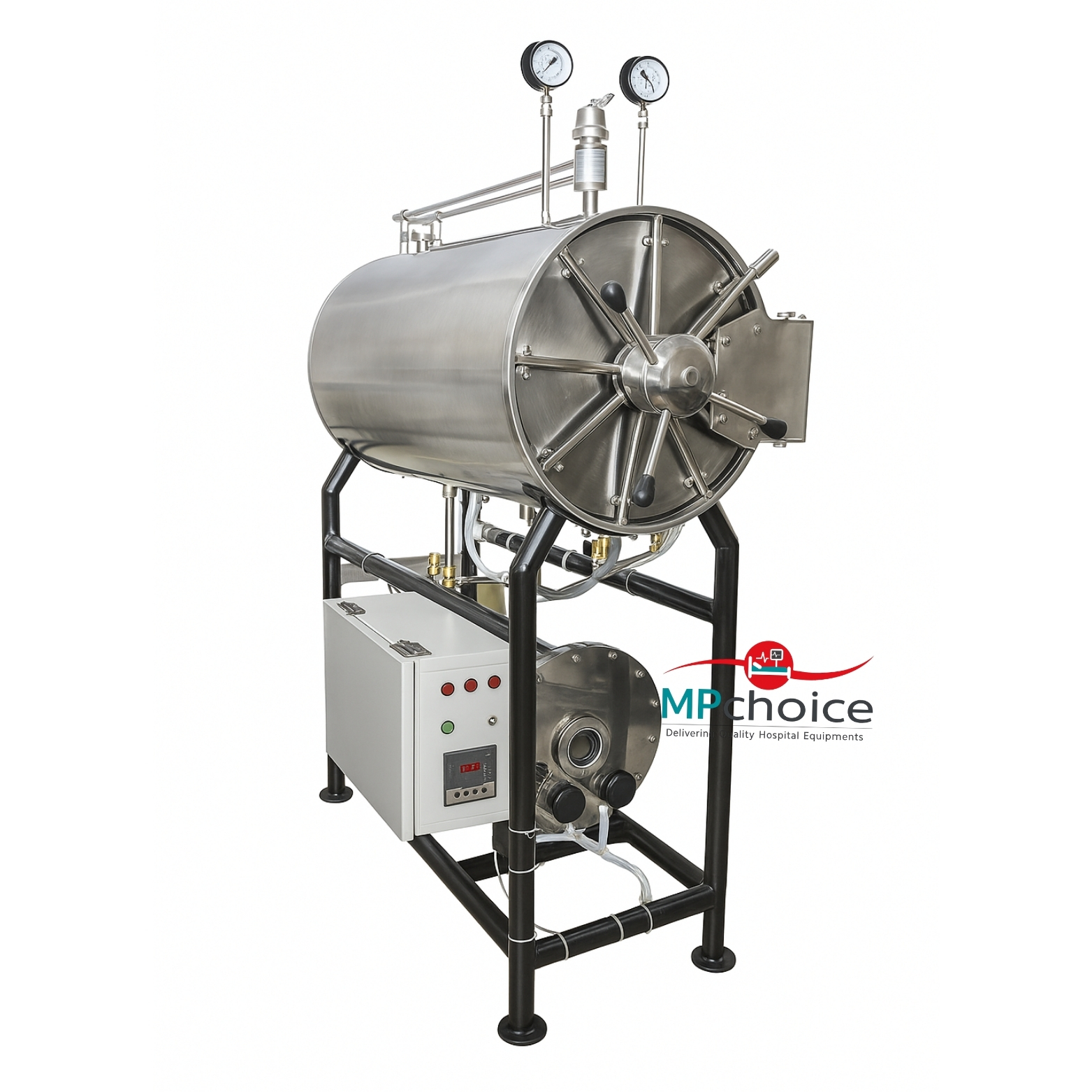 Horizontal High Pressure Cylindrical Steam Sterilizer Manufacturers in Meerut
