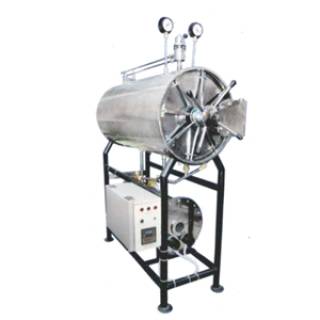 Horizontal High Pressure Cylindrical Steam Sterilizer  Manufacturers in Delhi